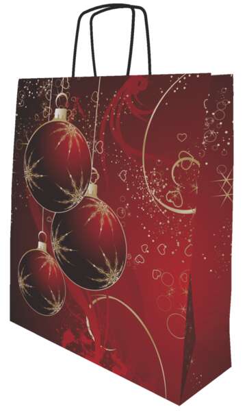 Imagen del producto Bolsa  Papel kraft “Clásico Navideño”