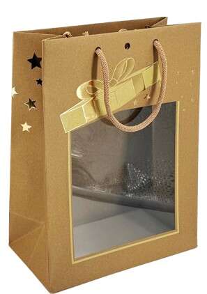 Imagen del producto Bolsa papel kraft con ventana 