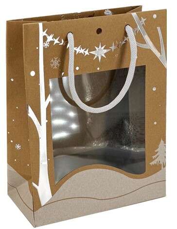 Imagen del producto Bolsa papel kraft con ventana 