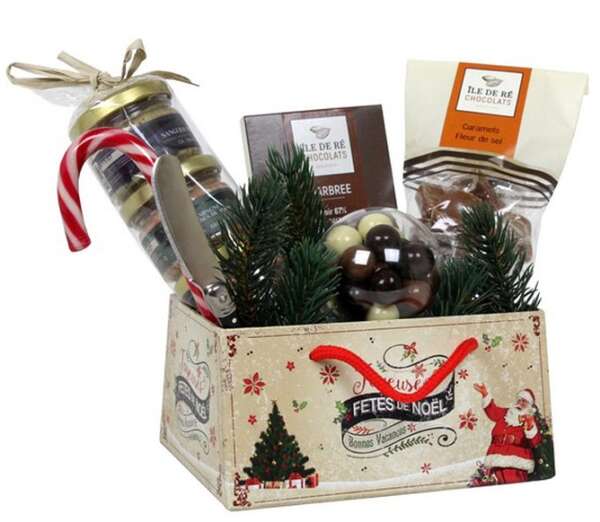 Imagen del producto Bolso rígido con asas “Felices Fiestas de Navidad”