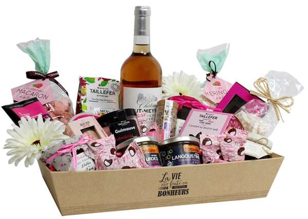 Imagen del producto Bandeja kraft “La vida está hecha de pequeñas alegrías”