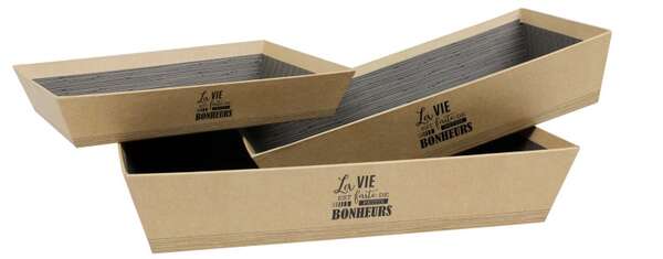 Imagen del producto Bandeja kraft “La vida está hecha de pequeñas alegrías”