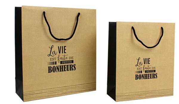 Imagen del producto Bolso rectangular “La vida está hecha de pequeñas alegrías”