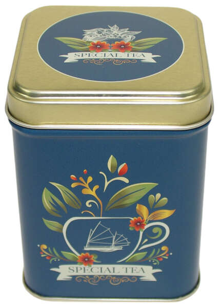 Imagen del producto Caja metálica “La hora del té”