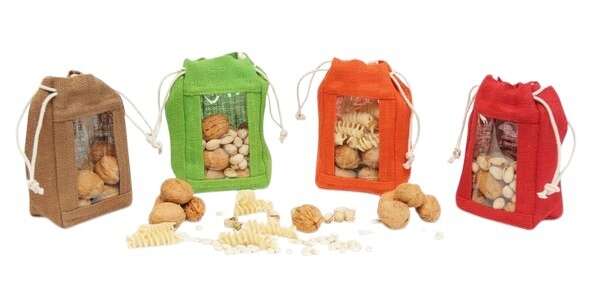 Imagen del producto Bolsas de yute de colores