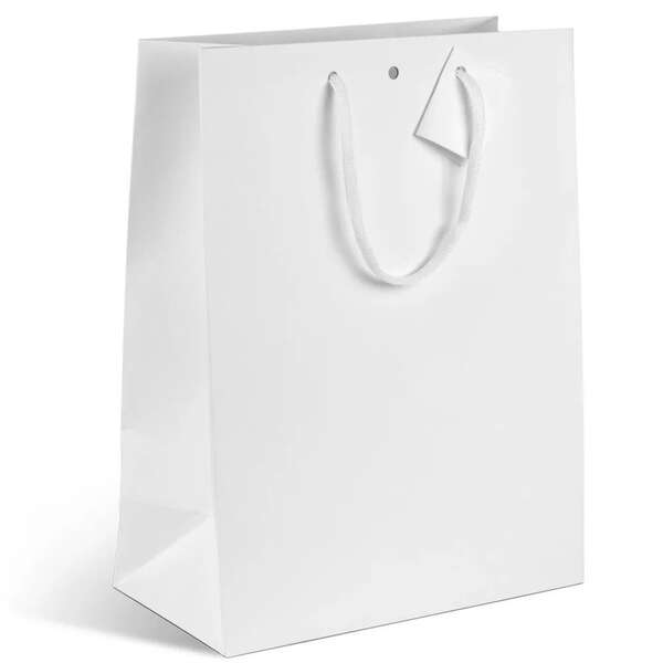 Imagen del producto Bolso boutique Kraft Blanco Natural blanco