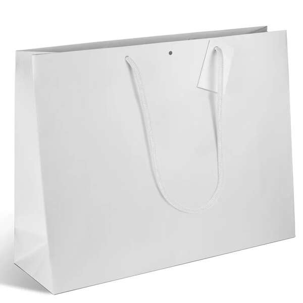Imagen del producto Bolso boutique Kraft Blanco Natural blanco