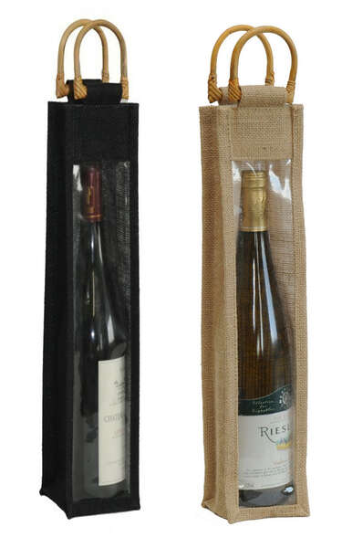 Imagen del producto Bolas de yute para botellas de vino de Alsacia 