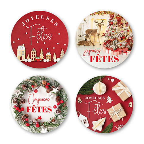 Imagen del producto Etiquetas de Felices Fiestas