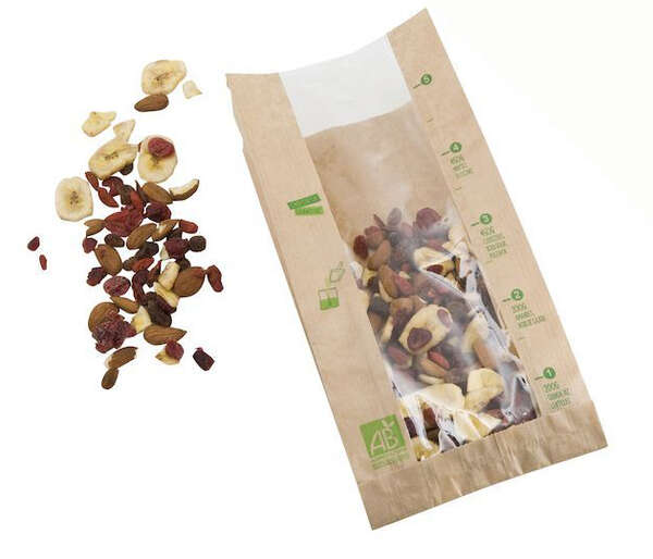 Imagen del producto 1000 Bolsas de Papel con Ventana Graduada, Especiales a Granel AB