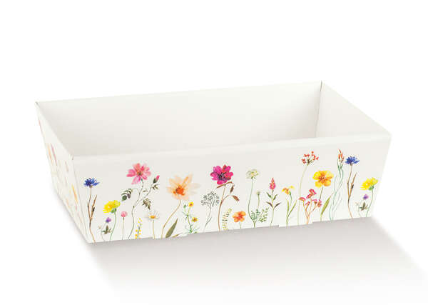 Imagen del producto Cesta rectangular con estampado 