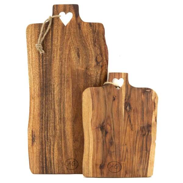 Imagen del producto Tabla de cortar de madera de acacia aceitada