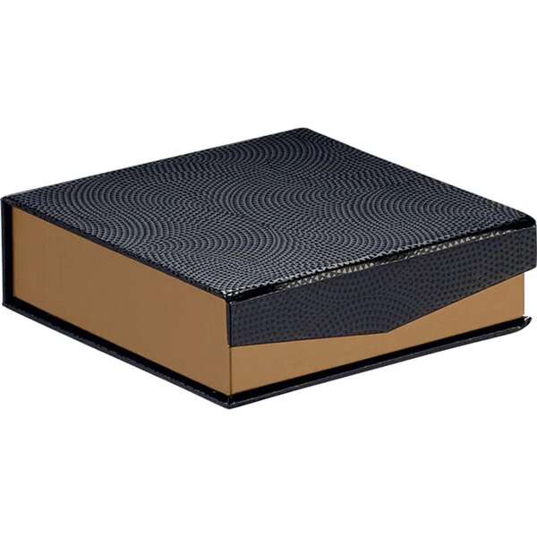 Imagen del producto Caja cuadrada de cartón para bombones, de 3-4, 6 o 7 filas.