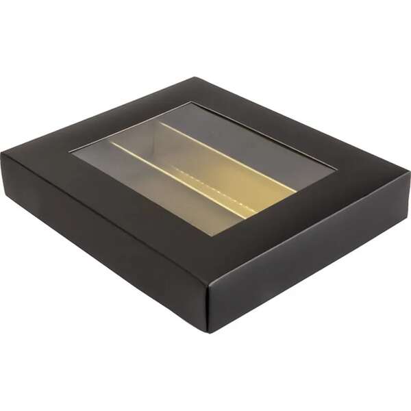 Imagen del producto Caja rectangular de cartón para bombones, 3,5 filas