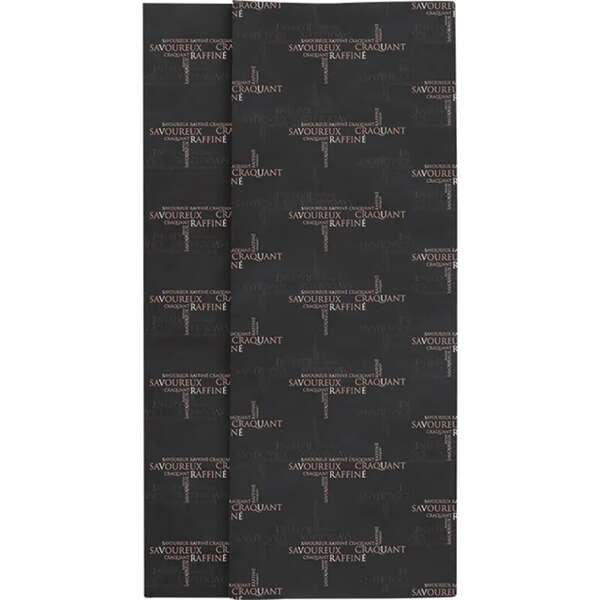 Imagen del producto Papel de seda negro con diseño SAVOUREUX - Paquete de 240 hojas