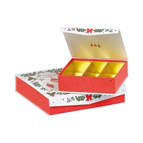 Imagen del producto Caja cuadrada de cartón con bombones, 