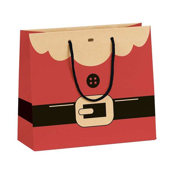 Imagen del producto Bolsa de papel kraft de PAPÁ NOEL