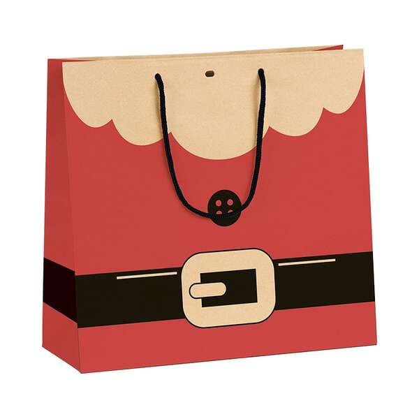 Imagen del producto Bolsa de papel kraft de PAPÁ NOEL