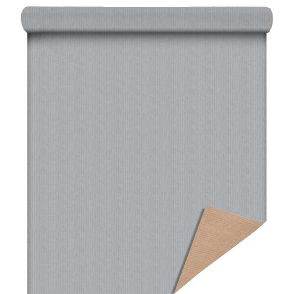 Imagen del producto Rollo de papel de regalo plano plateado