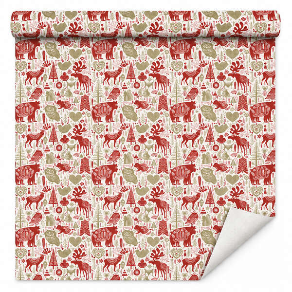 Imagen del producto Rollo de Papel de Regalo “Laponia Roja”