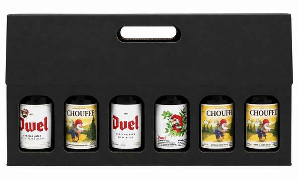 Imagen del producto Estuche STEINIE para 6 botellas de 33 cl en línea – Negro