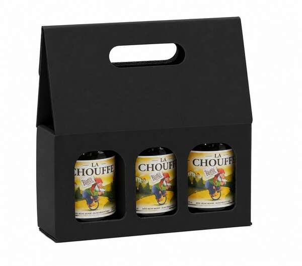 Imagen del producto Estuche STEINIE para 3 botellas Negro