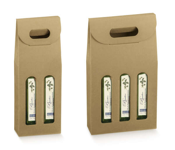 Imagen del producto Estuche de cartón de aceite de oliva.