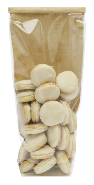 Imagen del producto 100 bolsitas impresas Tela de yute natural