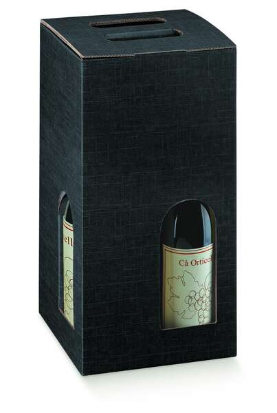 Imagen del producto Estuche de cartón de 4 botellas