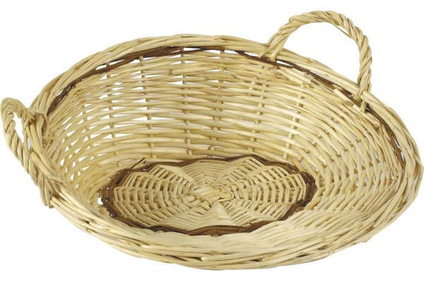 Imagen del producto Furgoneta de mimbre cruda blanca