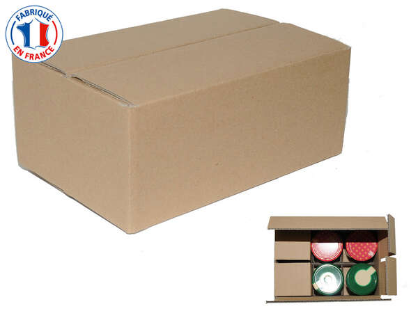 Imagen del producto Caja para envío de 6 frascos