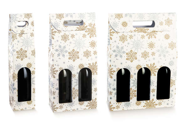 Imagen del producto Estuche  1, 2, 3 botellas con ventana Colección CRYSTAL