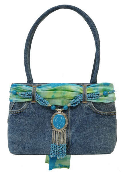 Imagen del producto Bolso vaquero de tres colores
