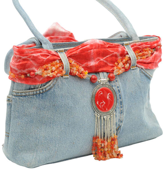 Imagen del producto Bolso vaquero de tres colores