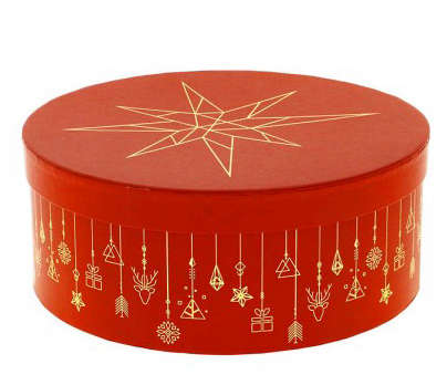 Caja redonda Christmas : Cajas