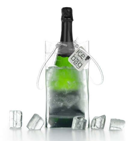 Bolsa de hielo Mini Clear para botellas de 50 y 75cl : Embalajes para botellas y productos gastronomicos