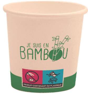 Vasos "Je suis en bambou" : Vajilla para aperitivos