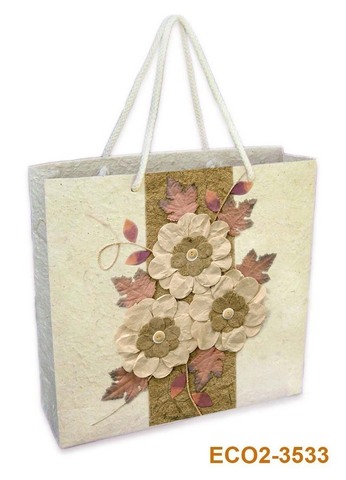 Bolsa de papel Flores de otoo : Bolsas