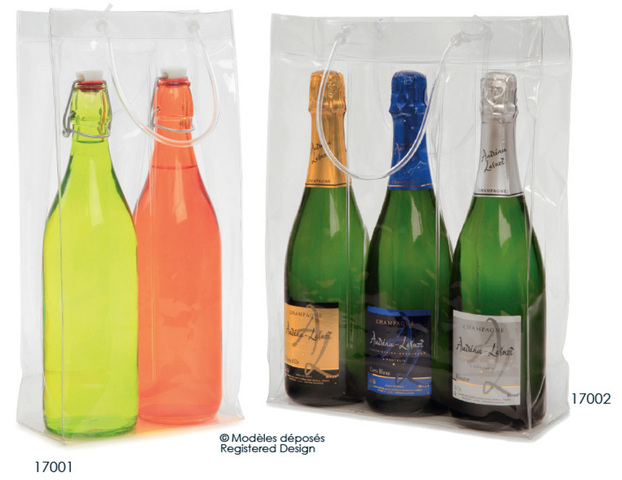 Bolsa Transline para 2 y 3 botellas : Embalajes para botellas y productos gastronomicos