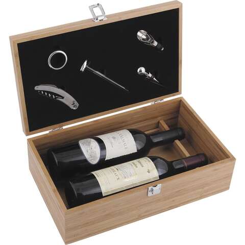 Caja de botellas de vino + 5 accesorios  : Embalajes para botellas y productos gastronomicos