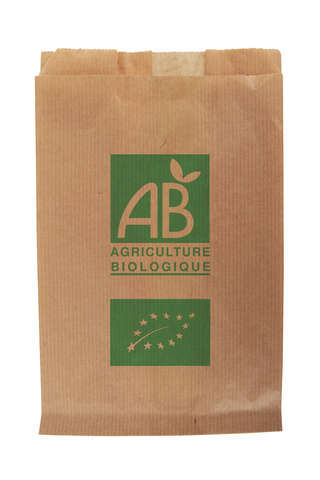 1000 bolsas de papel "AB - Agriculture Biologique" : Bolsitas